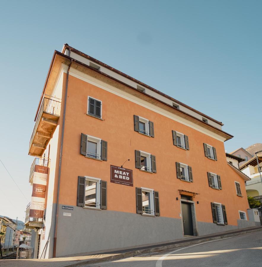 Bed and Breakfast Stalder Meat & Bed Muralto Exterior foto